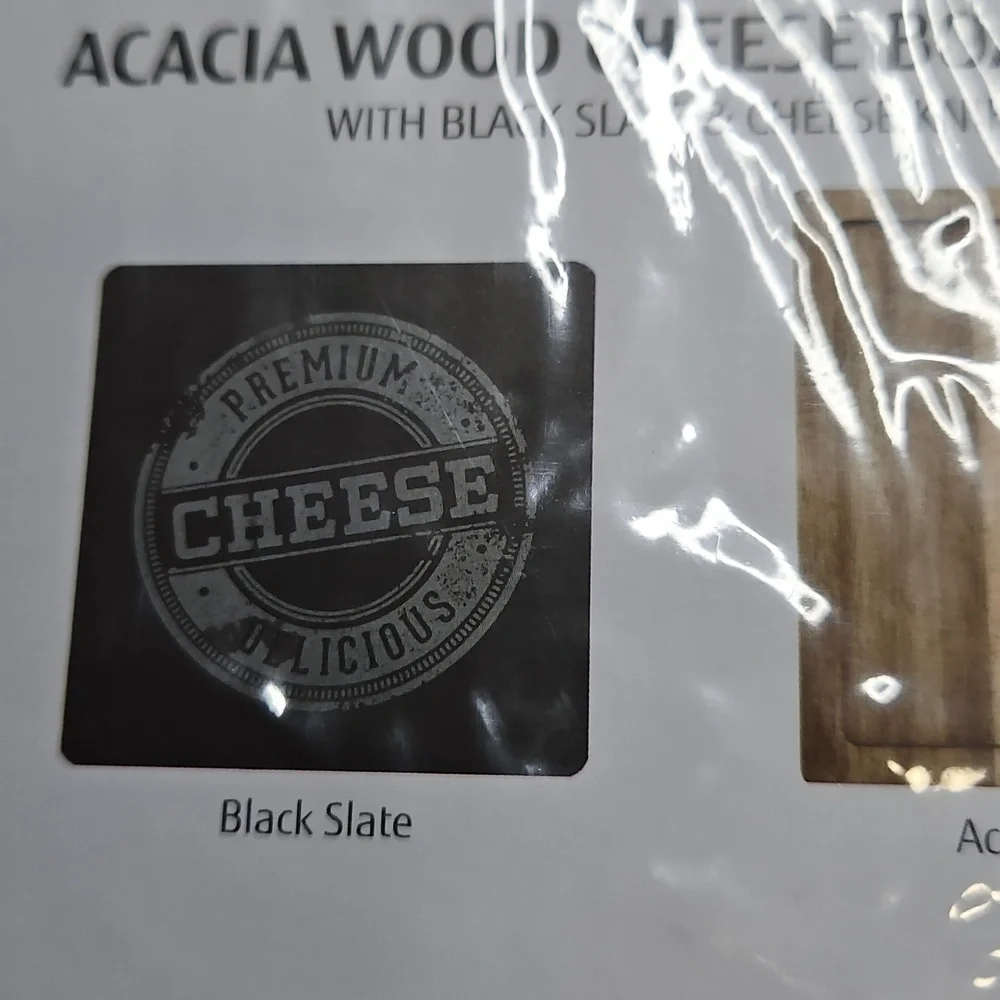 Hecef Acacia Wood‎ Cheese Board Set